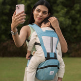 Baby Carrier | 3-36 Months | Up to 15 Kg | 4 Carry Positions | Hip Seat | Large Storage| Adjustable Straps | Newborn - Toddler | Cuddlehipsy